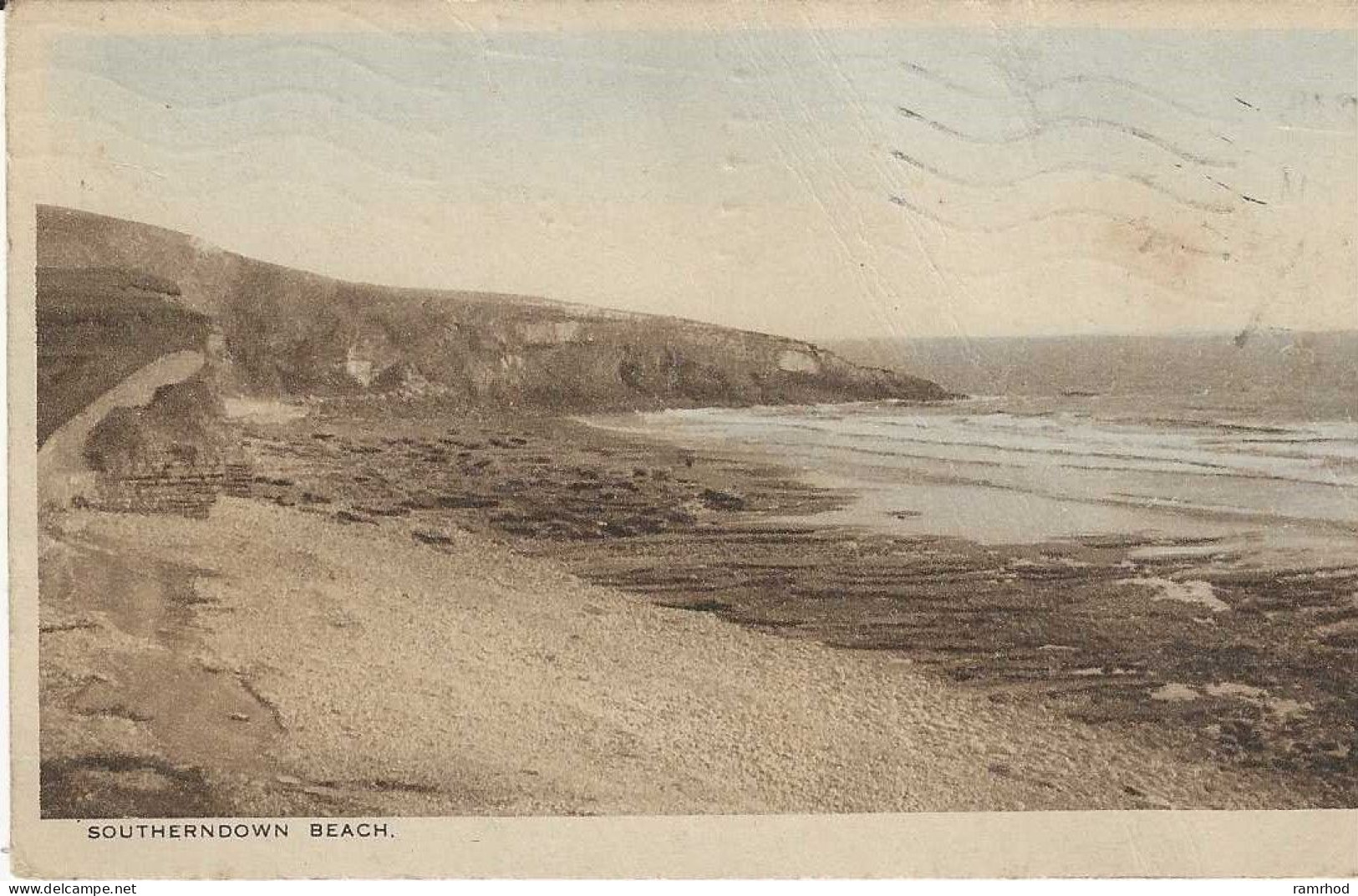 SOUTHERNDOWN BEACH (Publisher - D Williams) Date - December 1925, Used (Vintage) - Glamorgan