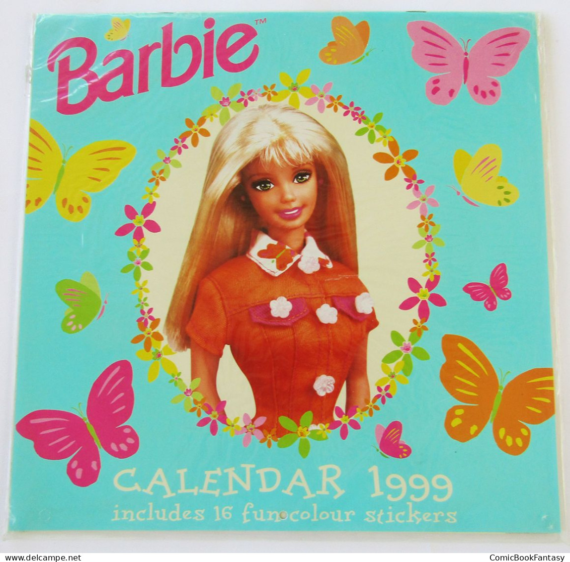 Barbie 1999 Wall Calendar - New & Sealed. Extremely Rare. Collectible - Big : 1991-00