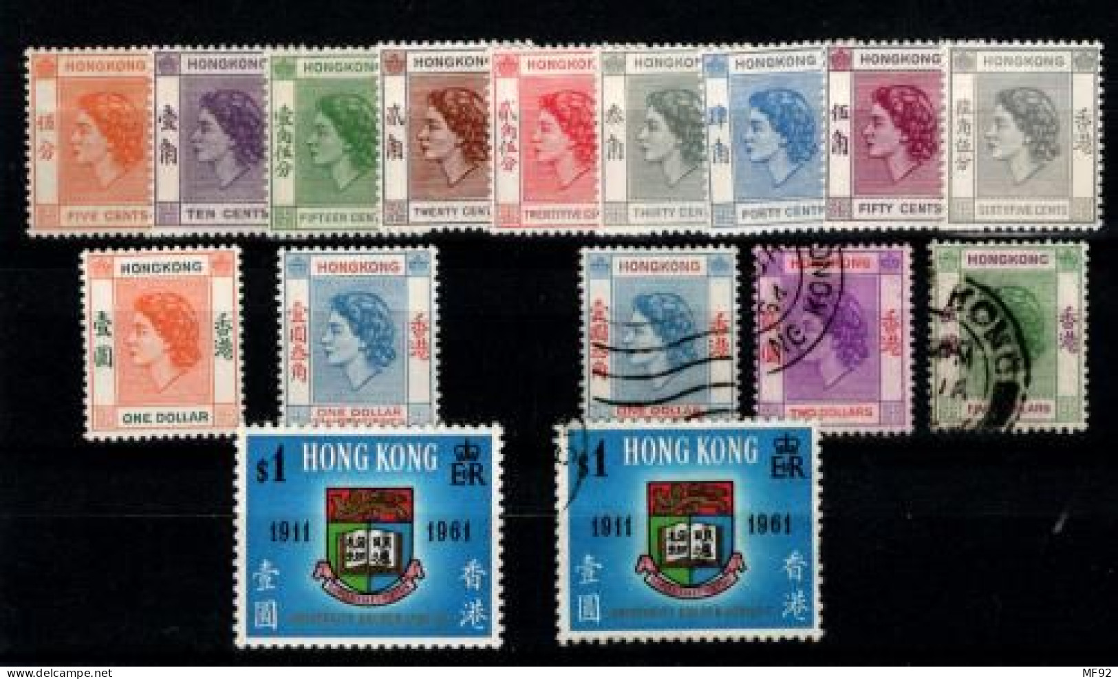 Hong Kong Nº 176/86,186/8,190 - Ongebruikt