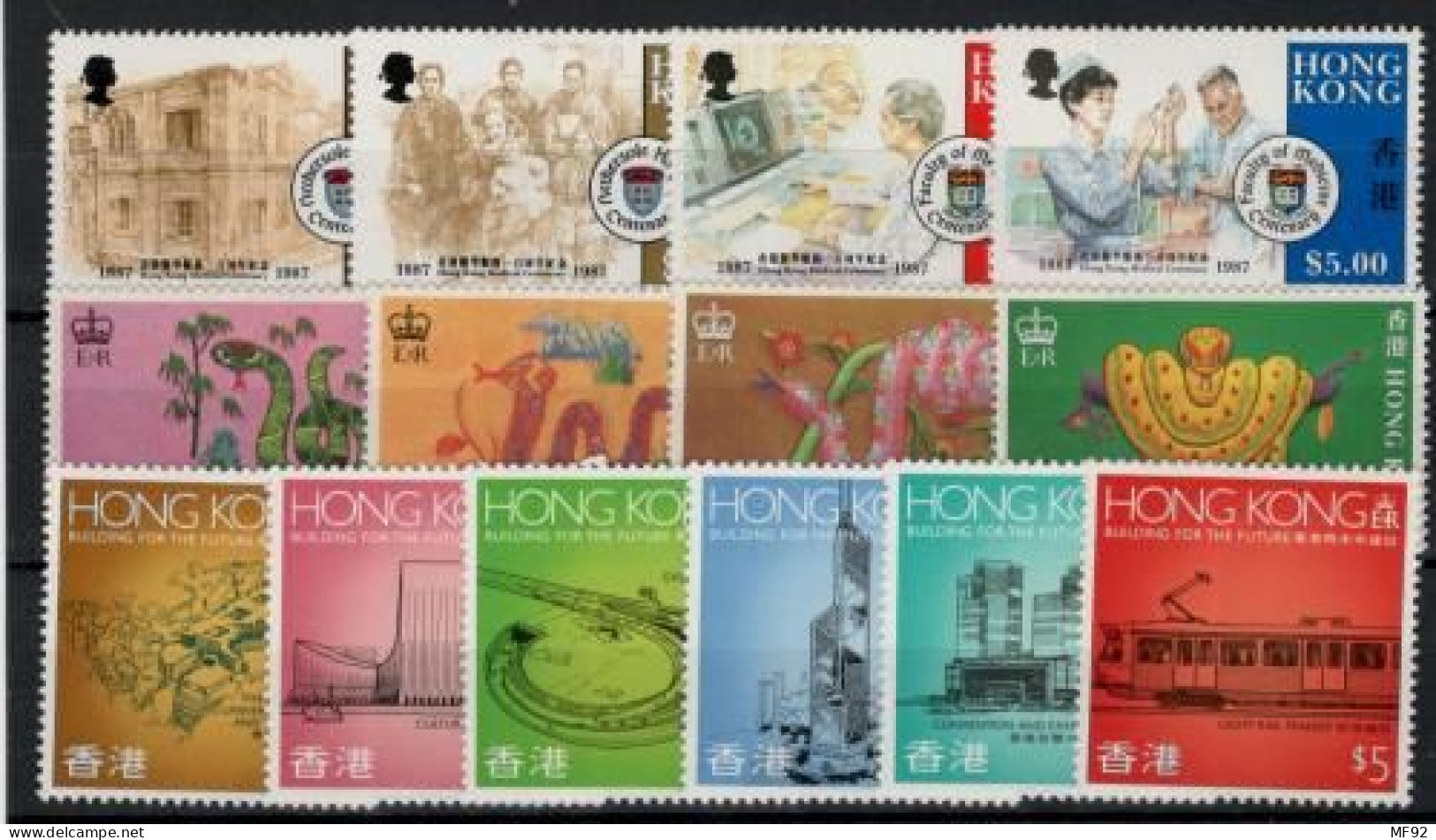 Hong Kong Nº 514/7, 547/50, 580/5. - Nuevos