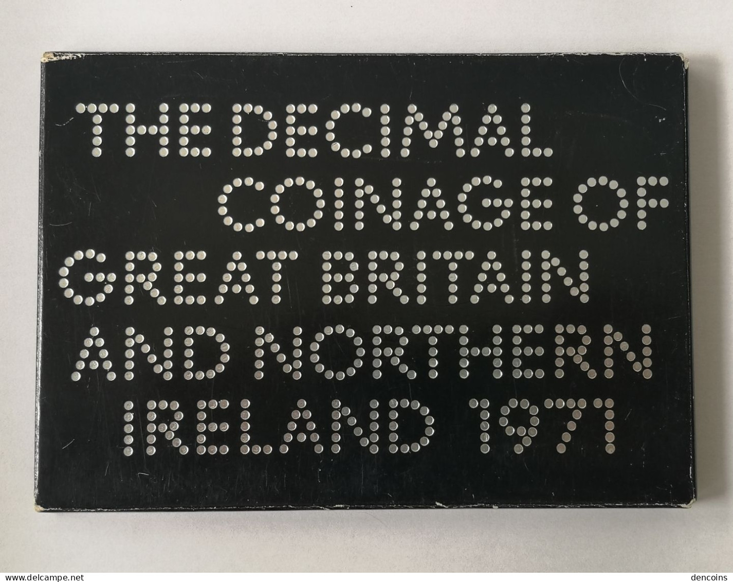 UNITED KINGDOM 1971 DECIMAL COINAGE PROOF SET – ORIGINAL - GREAT BRITAIN GRAN BRETAÑA GB - Mint Sets & Proof Sets