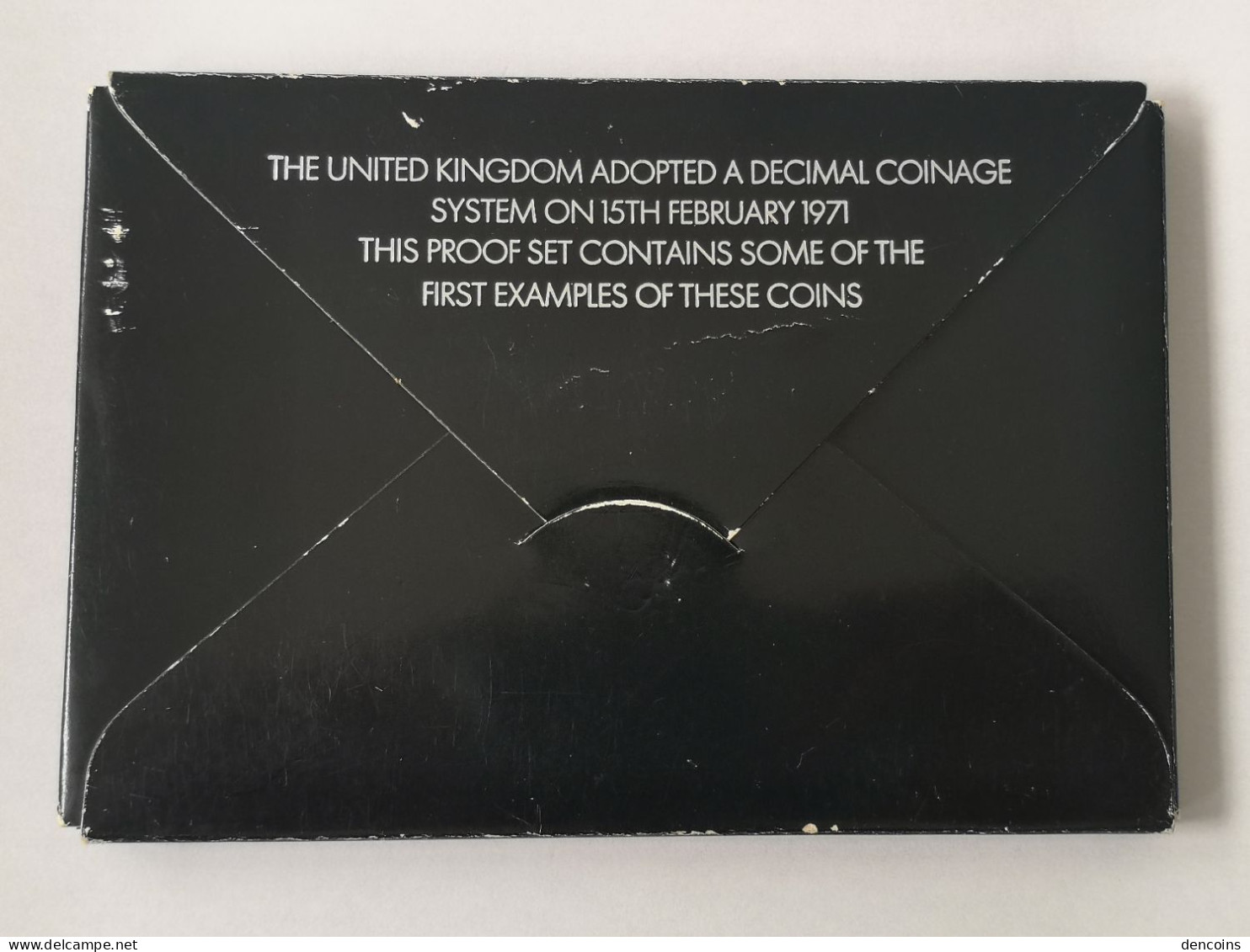 UNITED KINGDOM 1971 DECIMAL COINAGE PROOF SET – ORIGINAL - GREAT BRITAIN GRAN BRETAÑA GB - Mint Sets & Proof Sets