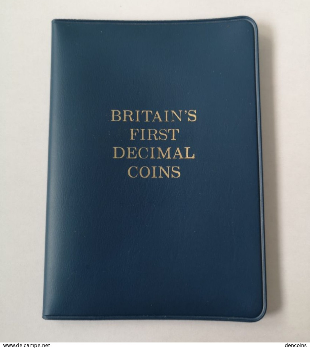 UNITED KINGDOM 1968-71 BRITAIN'S FIRST DECIMAL COINS – ORIGINAL - GREAT BRITAIN GRAN BRETAÑA GB - Mint Sets & Proof Sets