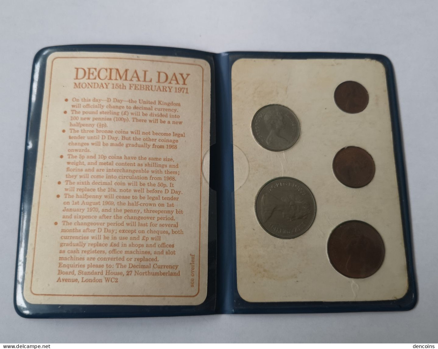 UNITED KINGDOM 1968-71 BRITAIN'S FIRST DECIMAL COINS – ORIGINAL - GREAT BRITAIN GRAN BRETAÑA GB - Mint Sets & Proof Sets