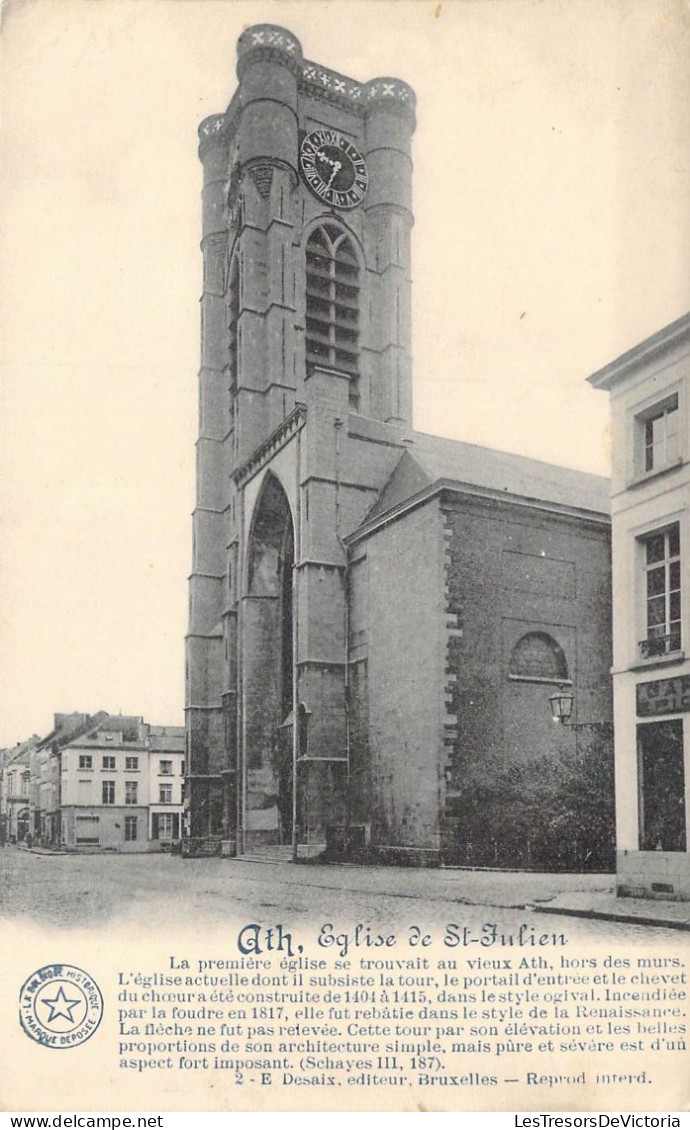 BELGIQUE - Ath - Eglise De St-Julien - Carte Postale Ancienne - Ath