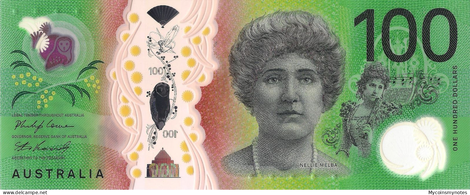 Australia 100 Dollars Banknote, 2020, PNEW, New Signature, UNC, Polymer - Lokale Munt