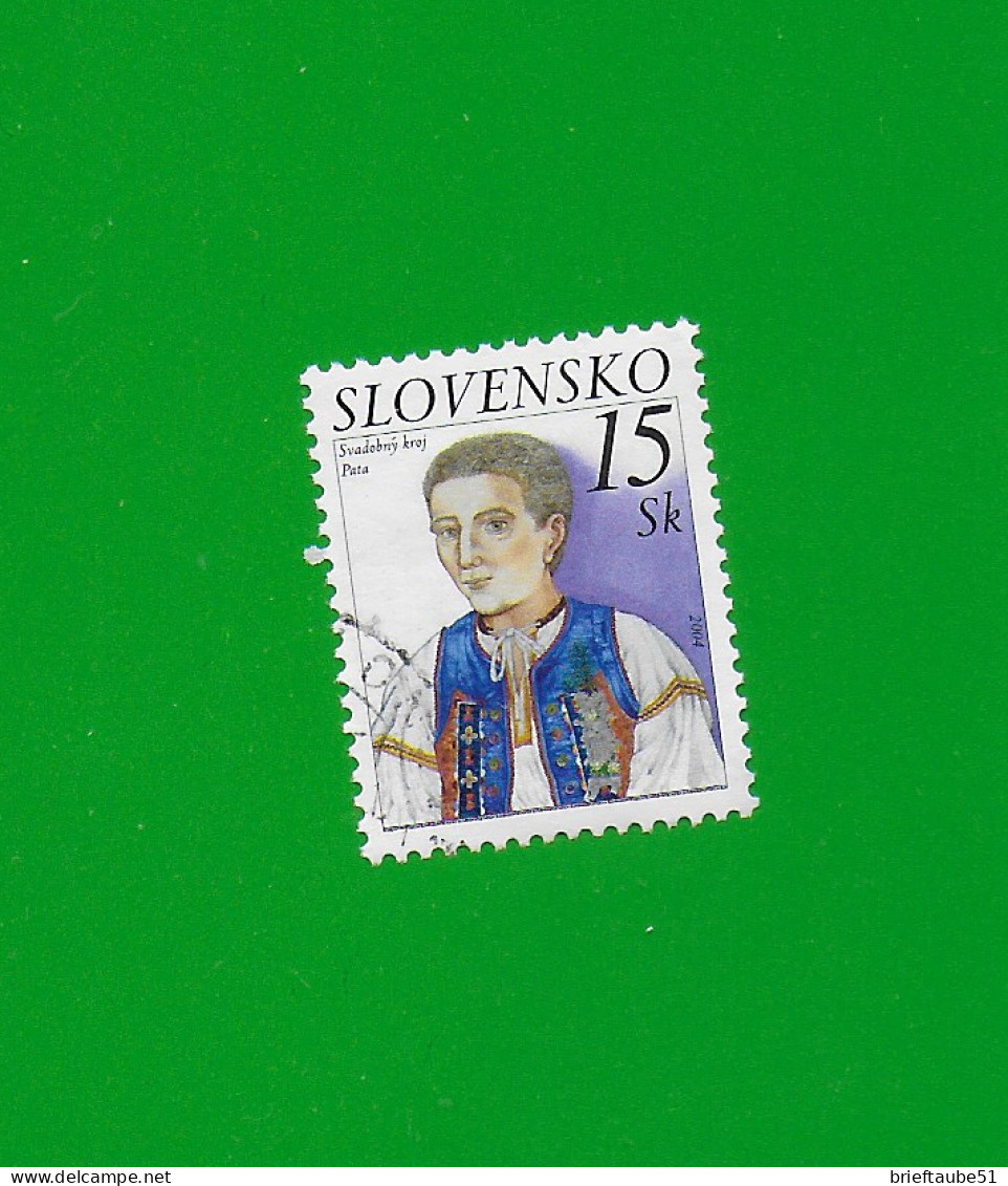 SLOVAKIA REPUBLIC 2004 Gestempelt°Used/Bedarf  MiNr. 481 "TRACHTEN  # BRÄUTIGAM" - Used Stamps