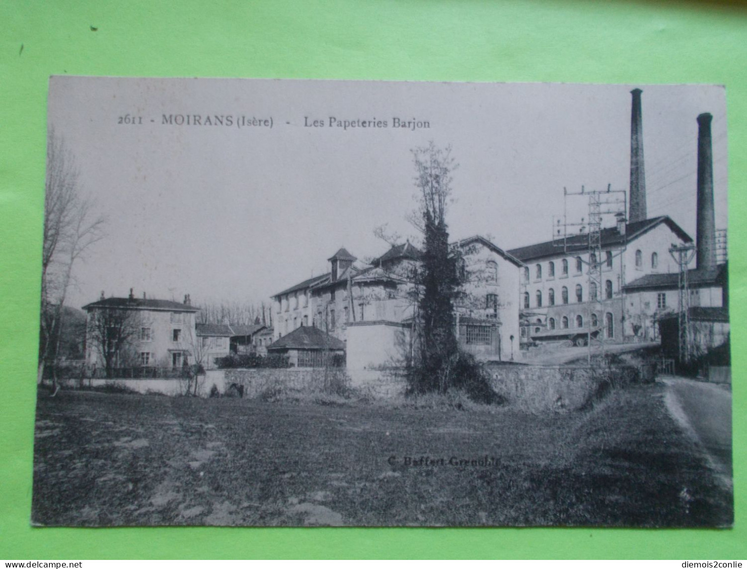 Carte Postale - MOIRANS (38) - Les Papeteries Barjon - Usine (4693) - Moirans