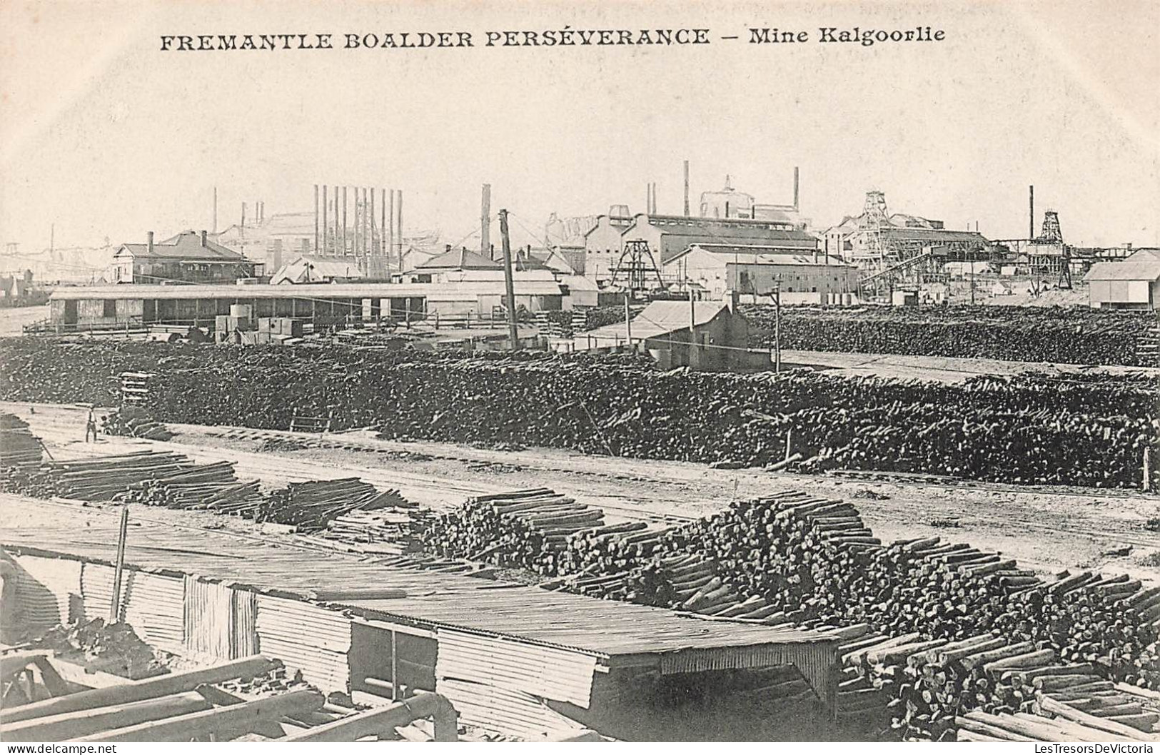 Australie - Mine Kalgoorlie - Fremantle Boalder Perséverance - Messagerie Maritimes - Carte Postale Ancienne - Perth