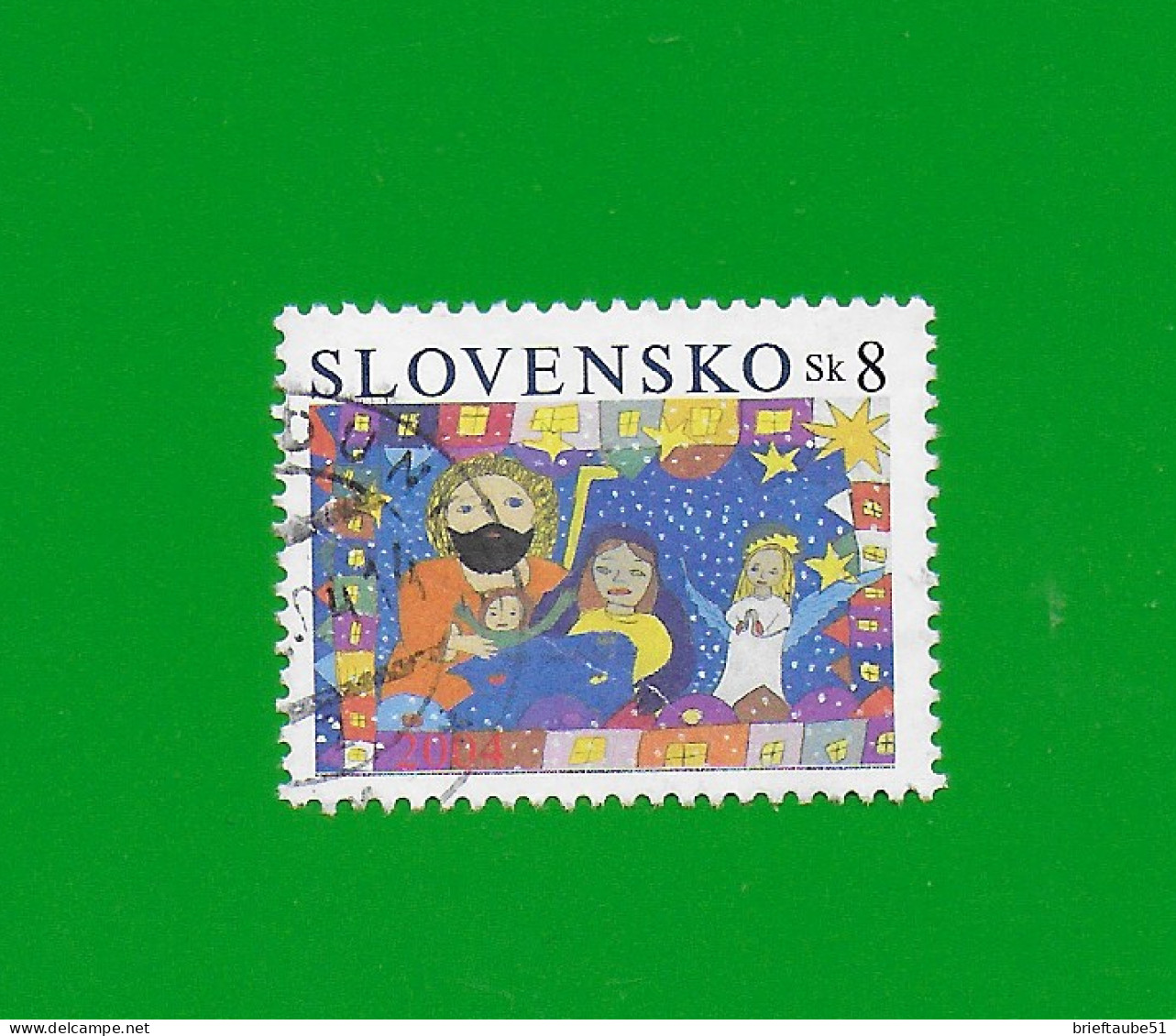 SLOVAKIA REPUBLIC 2004 Gestempelt°Used/Bedarf  MiNr. 496 "WEIHNACHTEN  #  HEILIGE FAMILIE" - Used Stamps