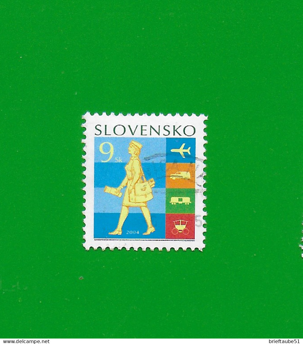 SLOVAKIA REPUBLIC 2004 Gestempelt°Used/Bedarf  MiNr. 503 "TAG Der BRIEFMARKE  #  Briefträgerin" - Gebraucht