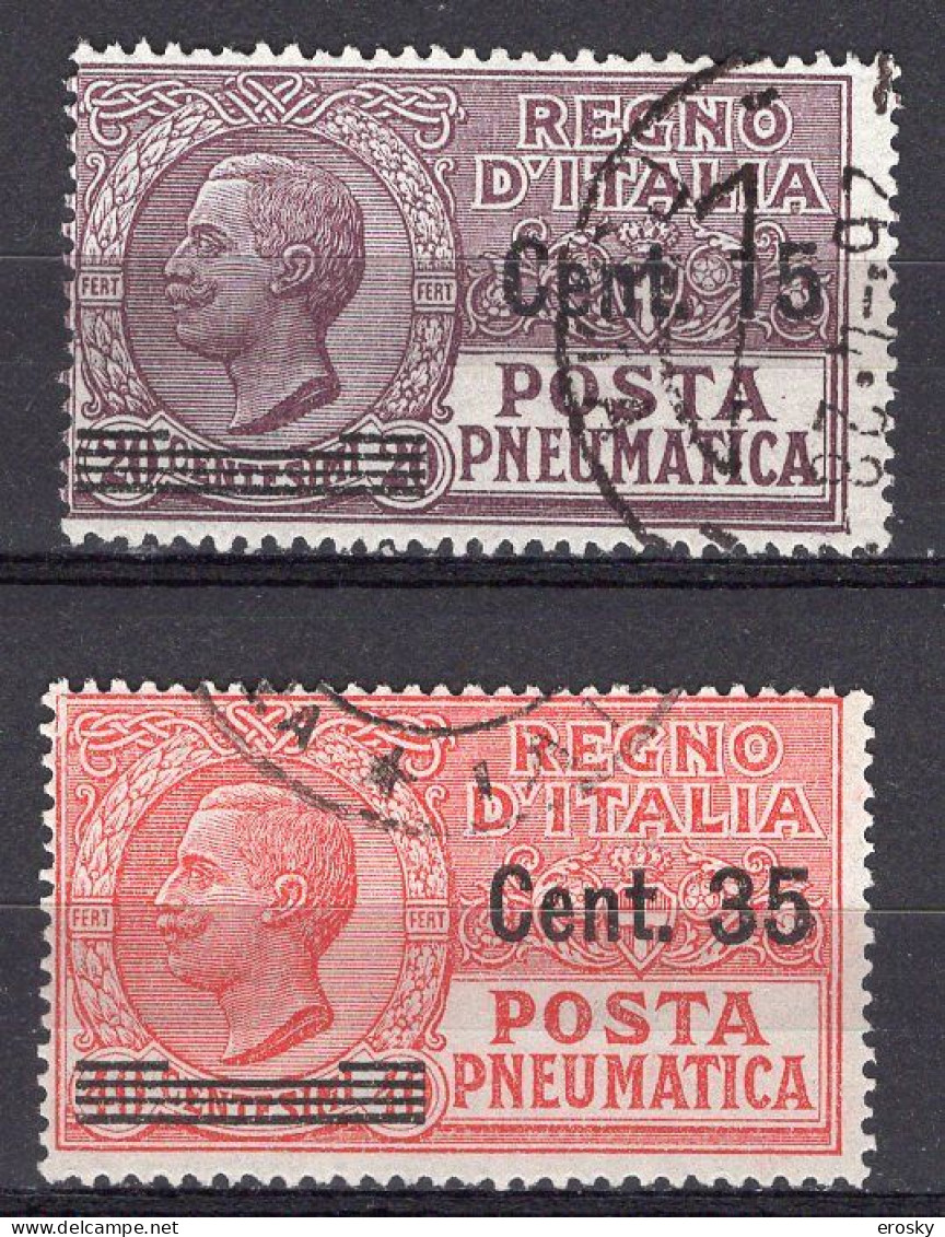 Z6063 - ITALIA REGNO PNEUMATICA SASSONE N°10/11 - Pneumatic Mail