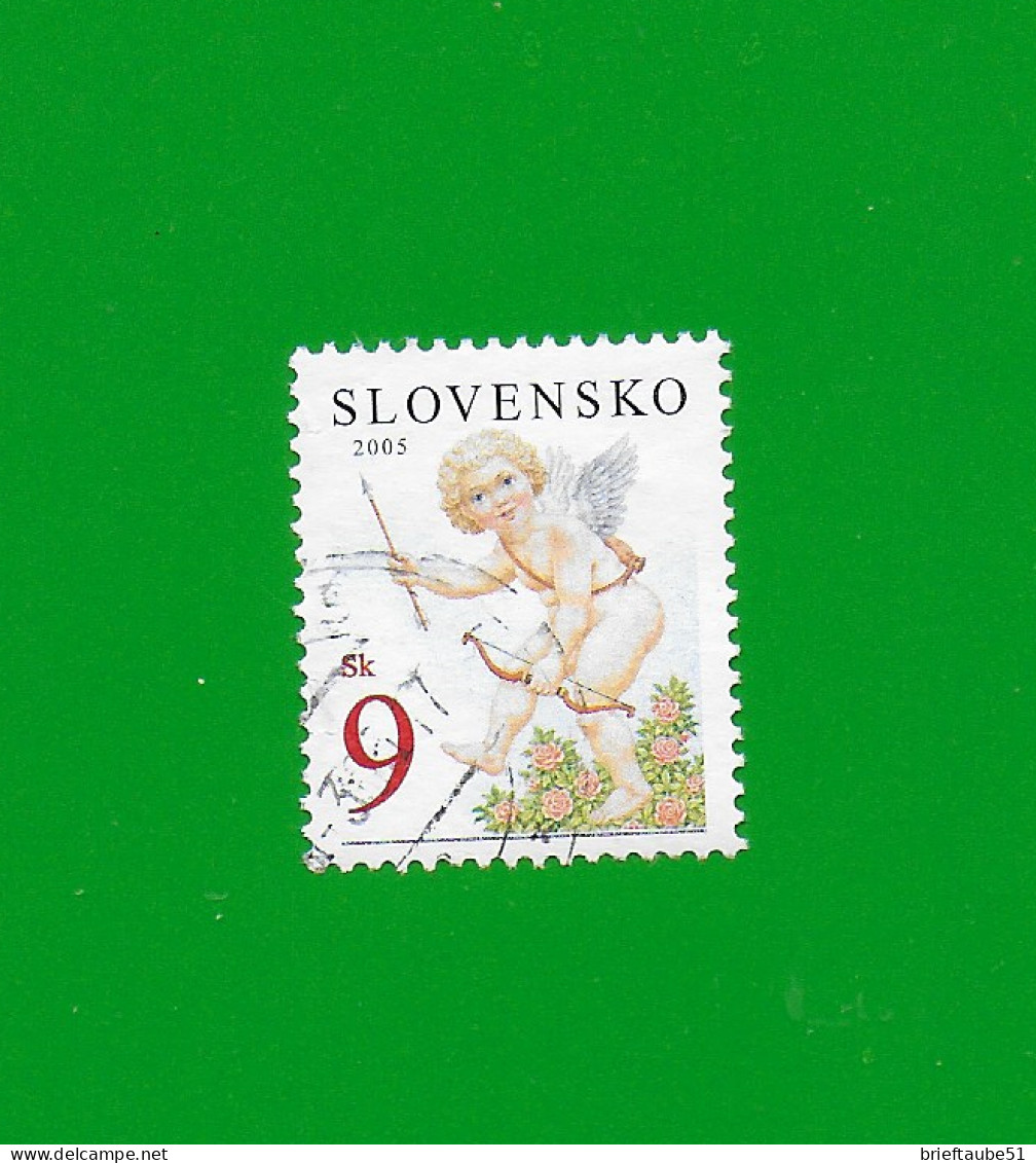 SLOVAKIA REPUBLIC 2005 Gestempelt°Used/Bedarf  MiNr. 504 "VALENTINSTAG  # AMOR" - Used Stamps