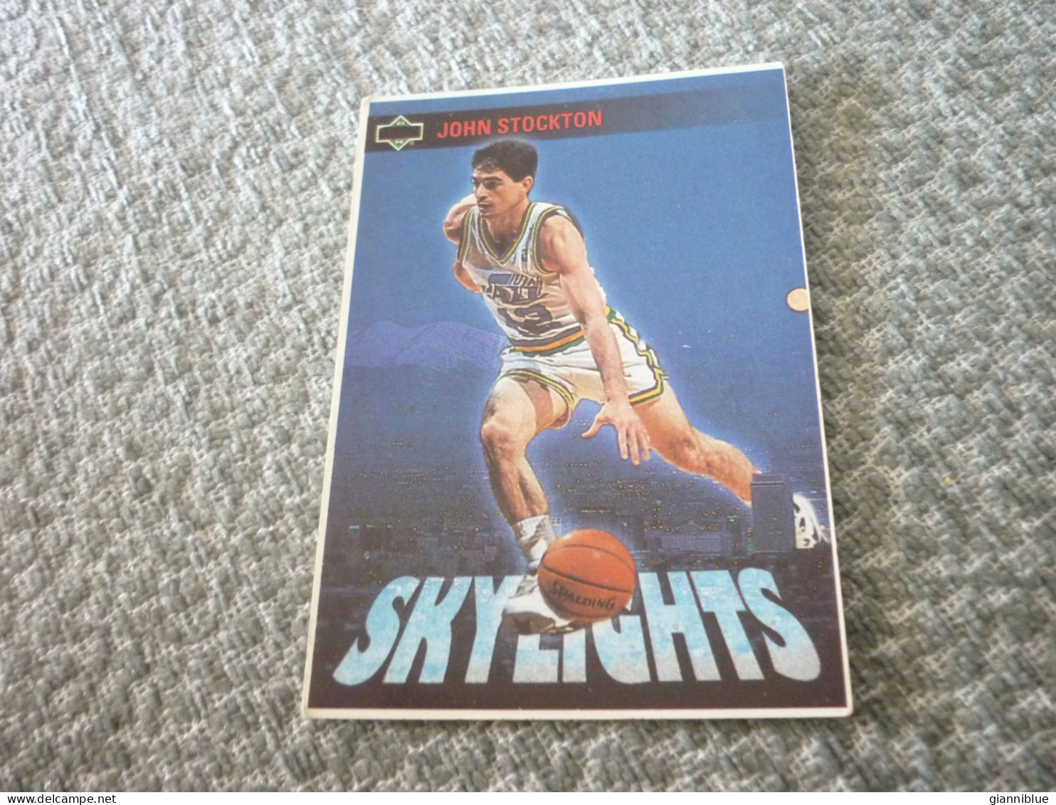Tim Hardaway & John Stockton NBA Basketball Double Sided '90s Rare Greek Edition Card - 1990-1999