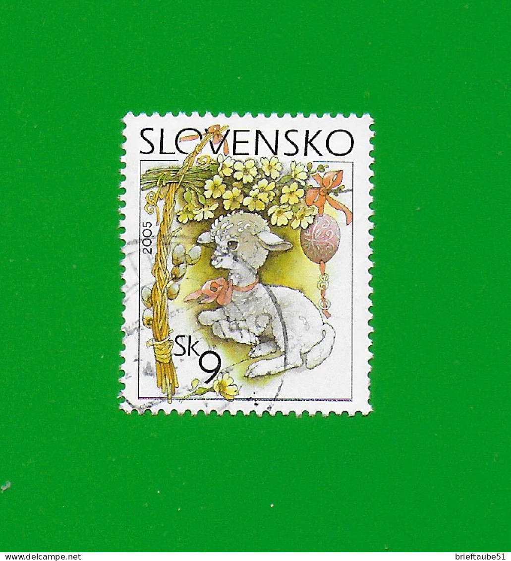 SLOVAKIA REPUBLIC 2005 Gestempelt°Used/Bedarf  MiNr. 508 "OSTERN # OSTERLAMM" - Used Stamps