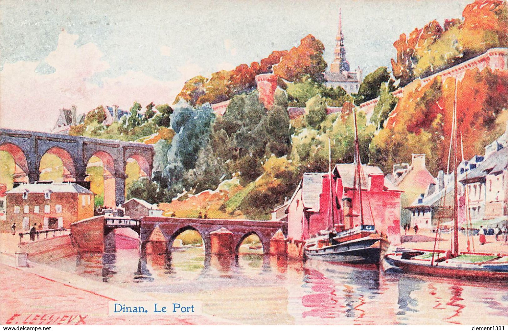 Illustrateur Illustration Lessieux Dinan Le Port - Lessieux