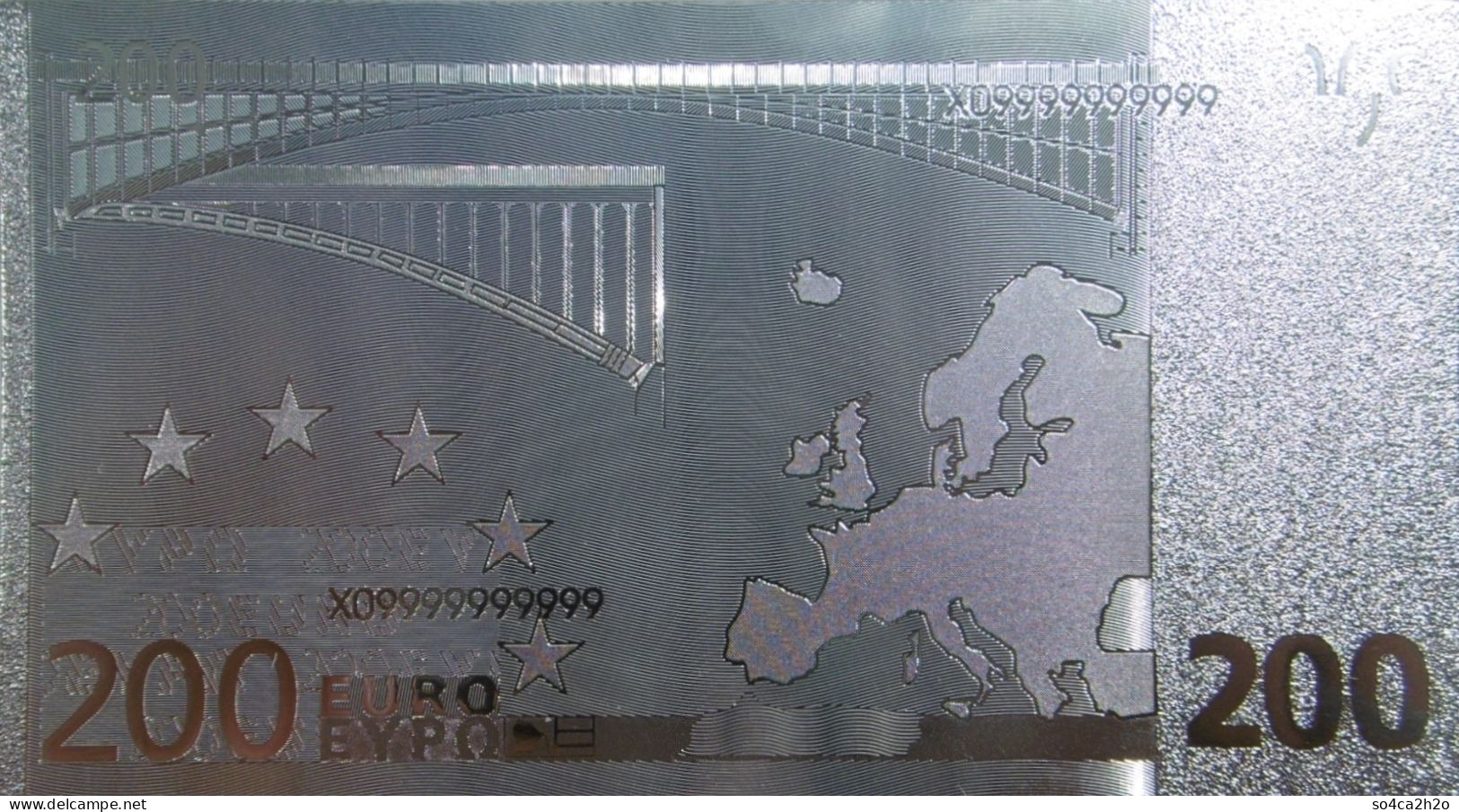 Silver Banknotes 200 Euros 2002 NEUF - 200 Euro