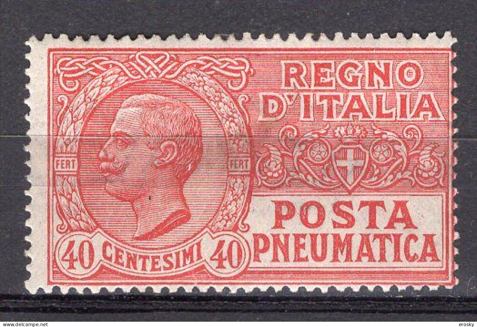 Z6073 - ITALIA REGNO PNEUMATICA SASSONE N°9 * - Pneumatic Mail