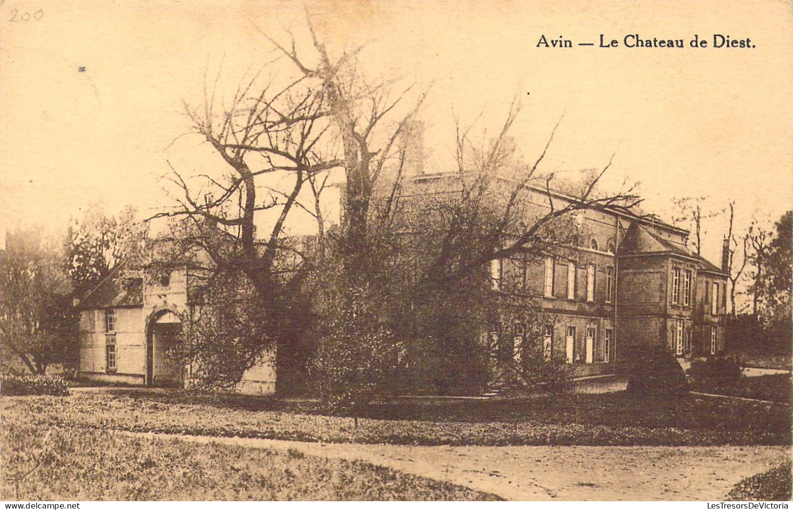 BELGIQUE - Avin - Le Château De Diest - Carte Postale Ancienne - Hannut
