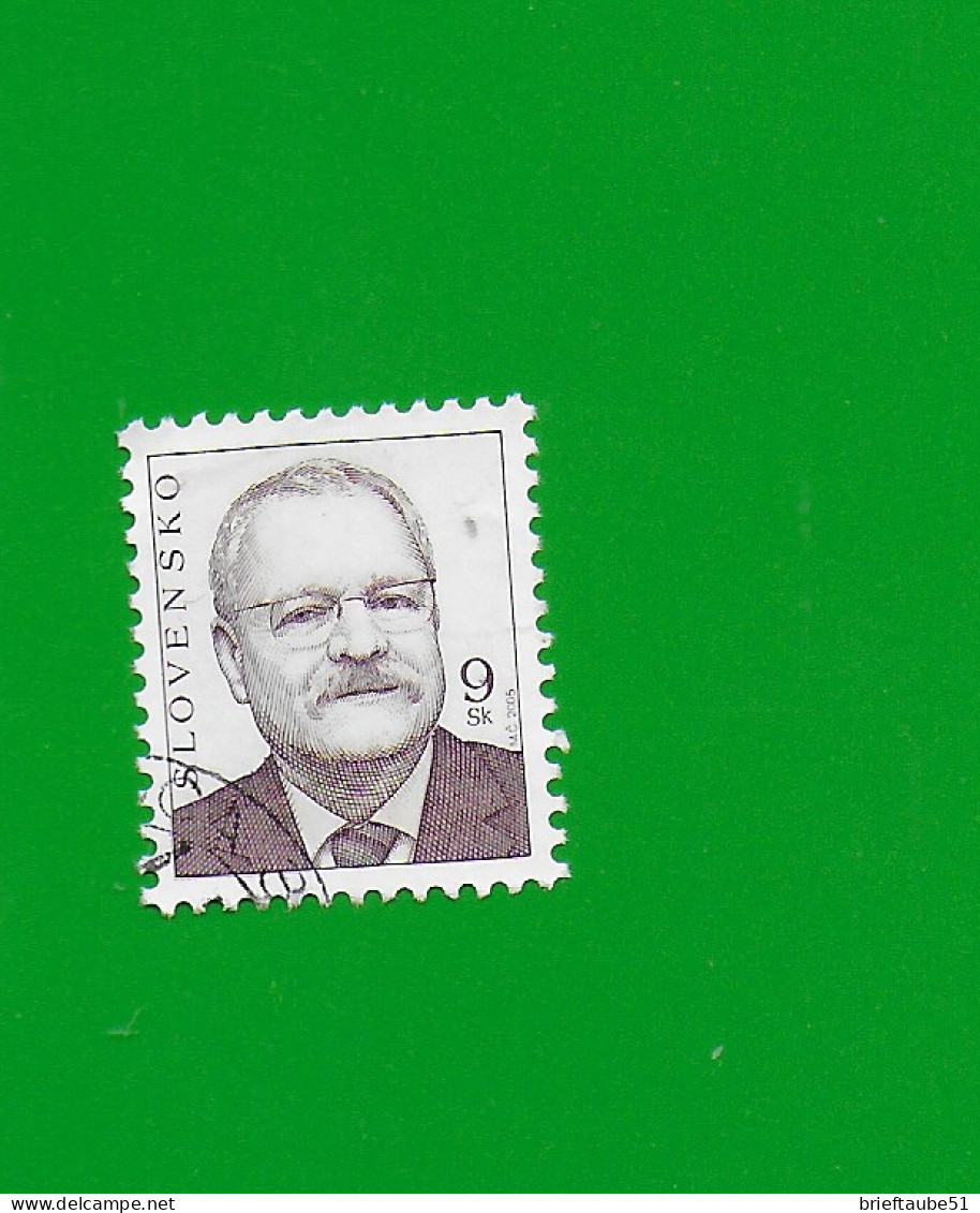 SLOVAKIA REPUBLIC 2005 Gestempelt°Used/Bedarf  MiNr. 518 "FREIMARKE  #  IVAN GASPAROVIC" - Gebraucht