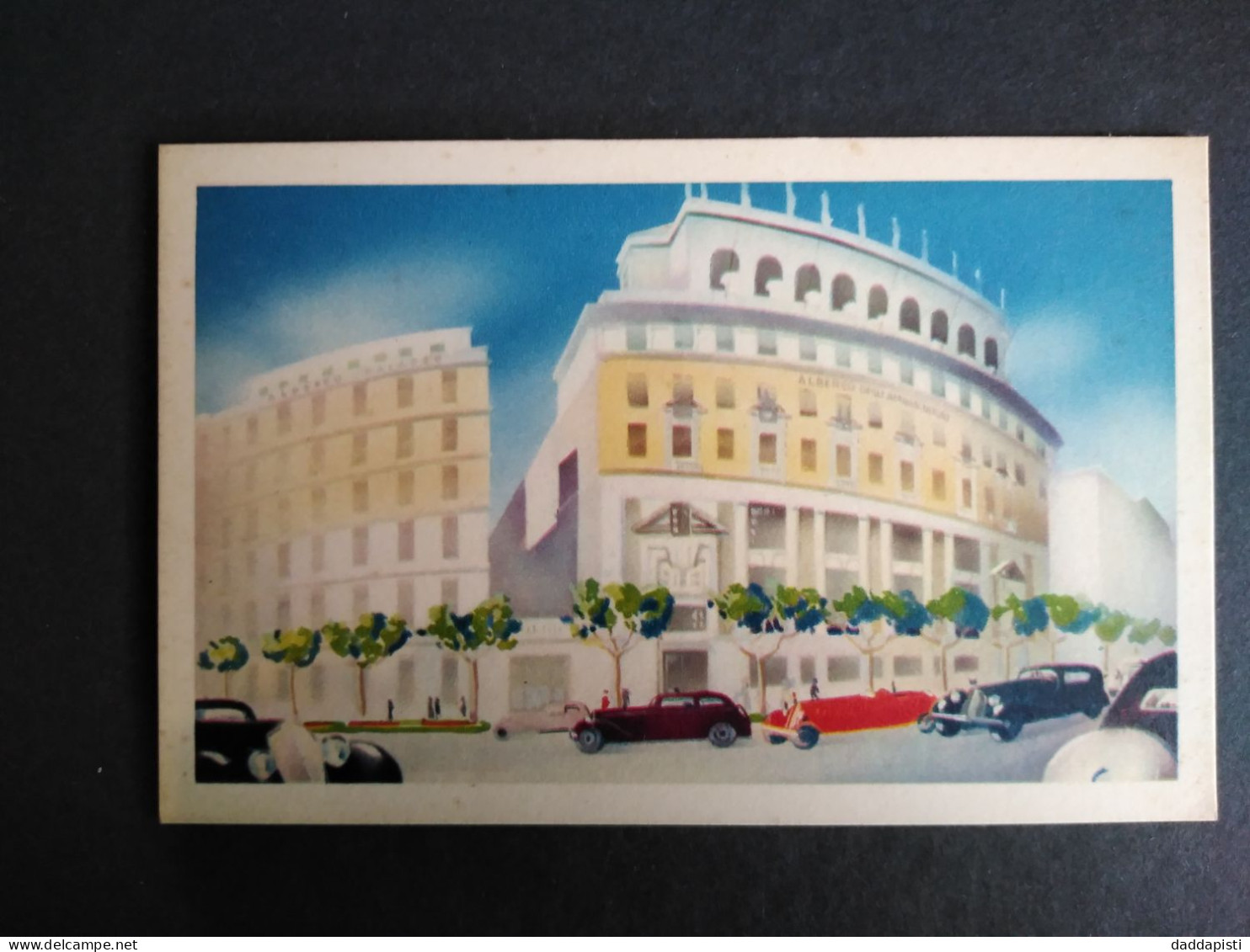 [B] Roma.  Cartolina Pubblicitaria Hotel Palace- Ambassadeurs. Piccolo Formato, Nuova - Cafés, Hôtels & Restaurants