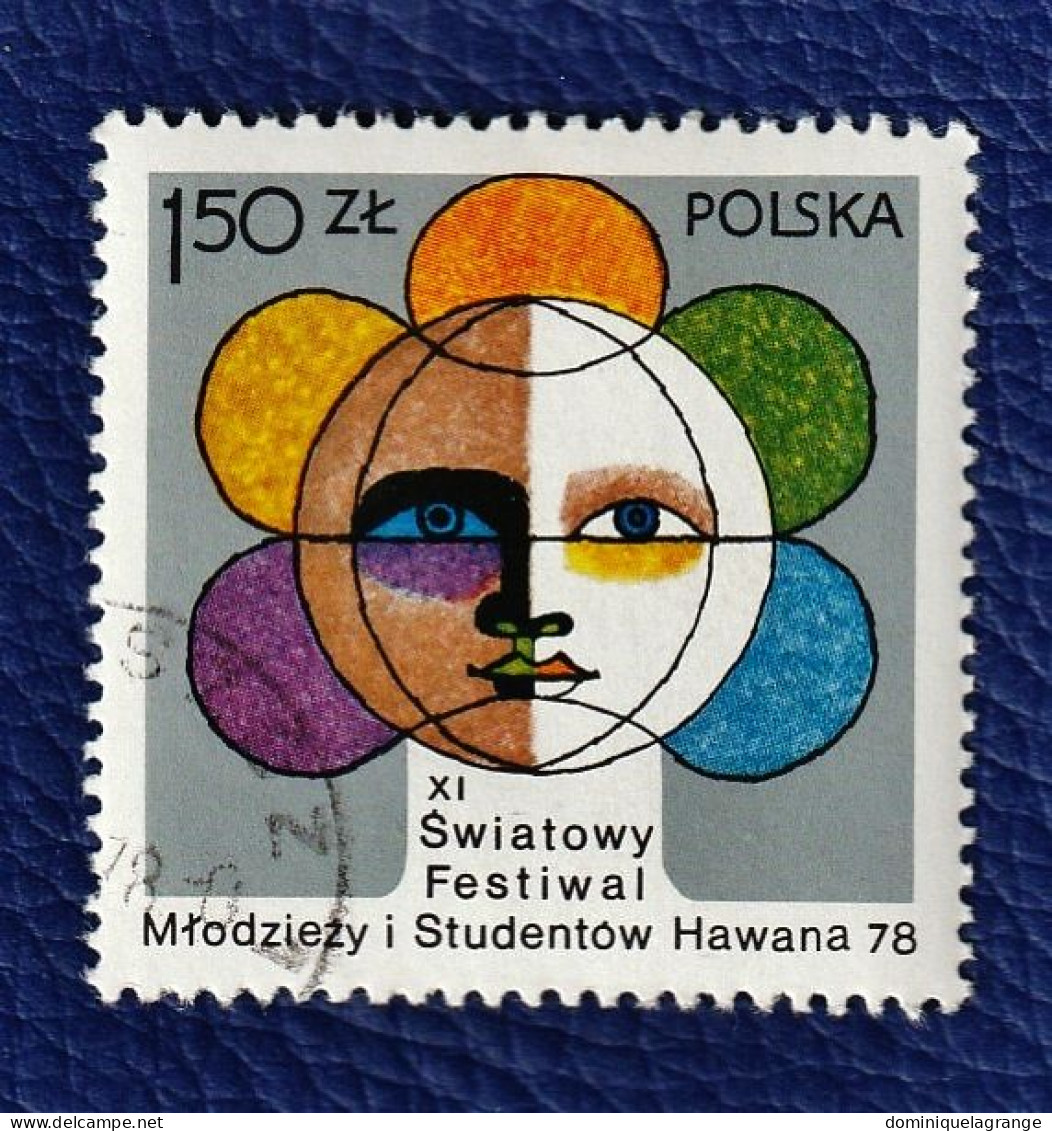 9 timbres de Pologne "art" de 1973 à 1978