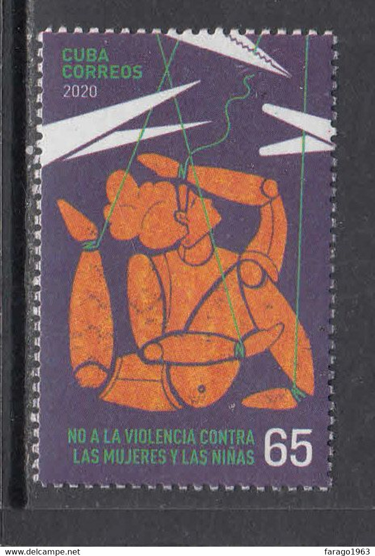 2020 Cuba Stop Violence Against Women & Children  Complete Set Of 1 MNH - Ungebraucht