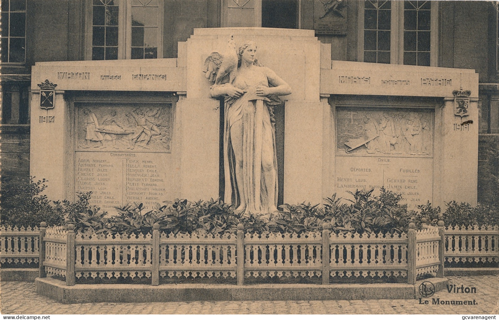 VIRTON  LE MONUMENT      2 SCANS - Virton