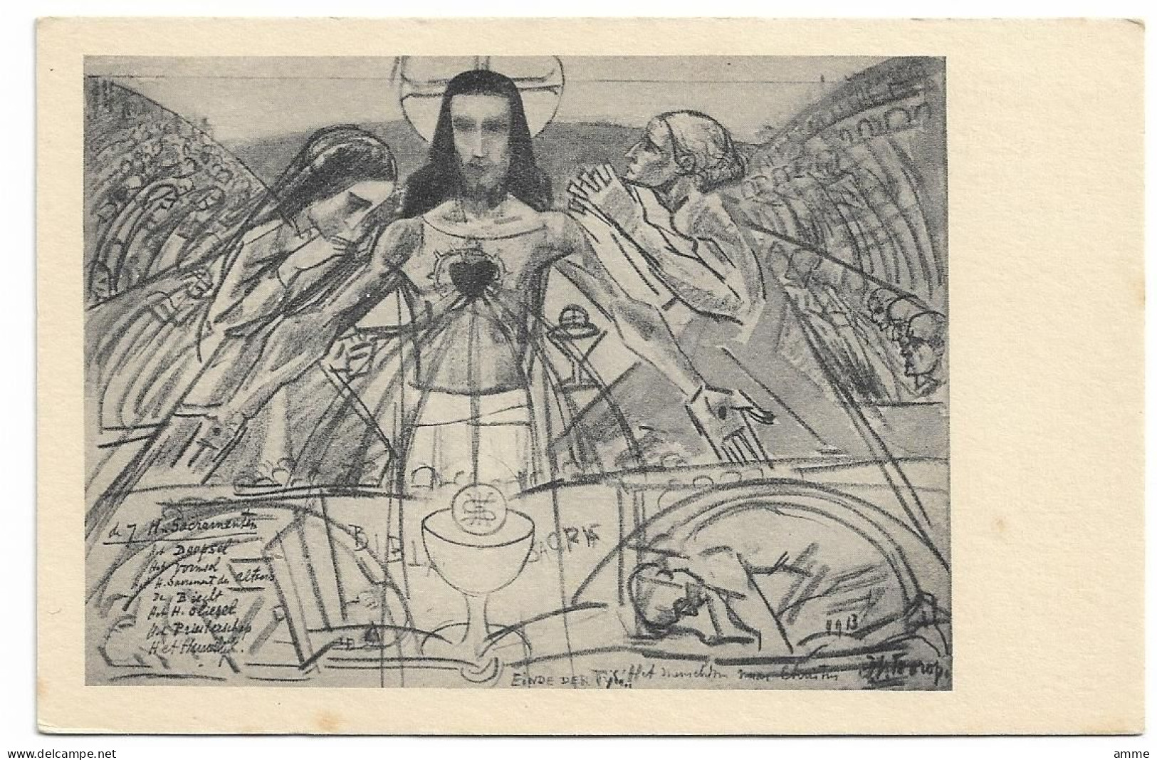 Vintage Postcard  *  Illustrator Jan Toorop  (Het Nieuwe Testament) - Toorop, Jan