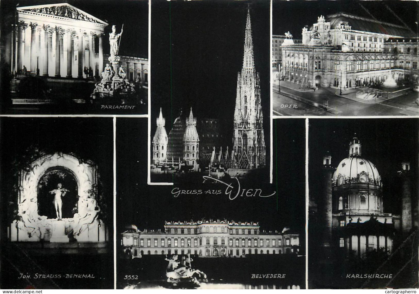 Austria Vienna Night View - Stephansplatz