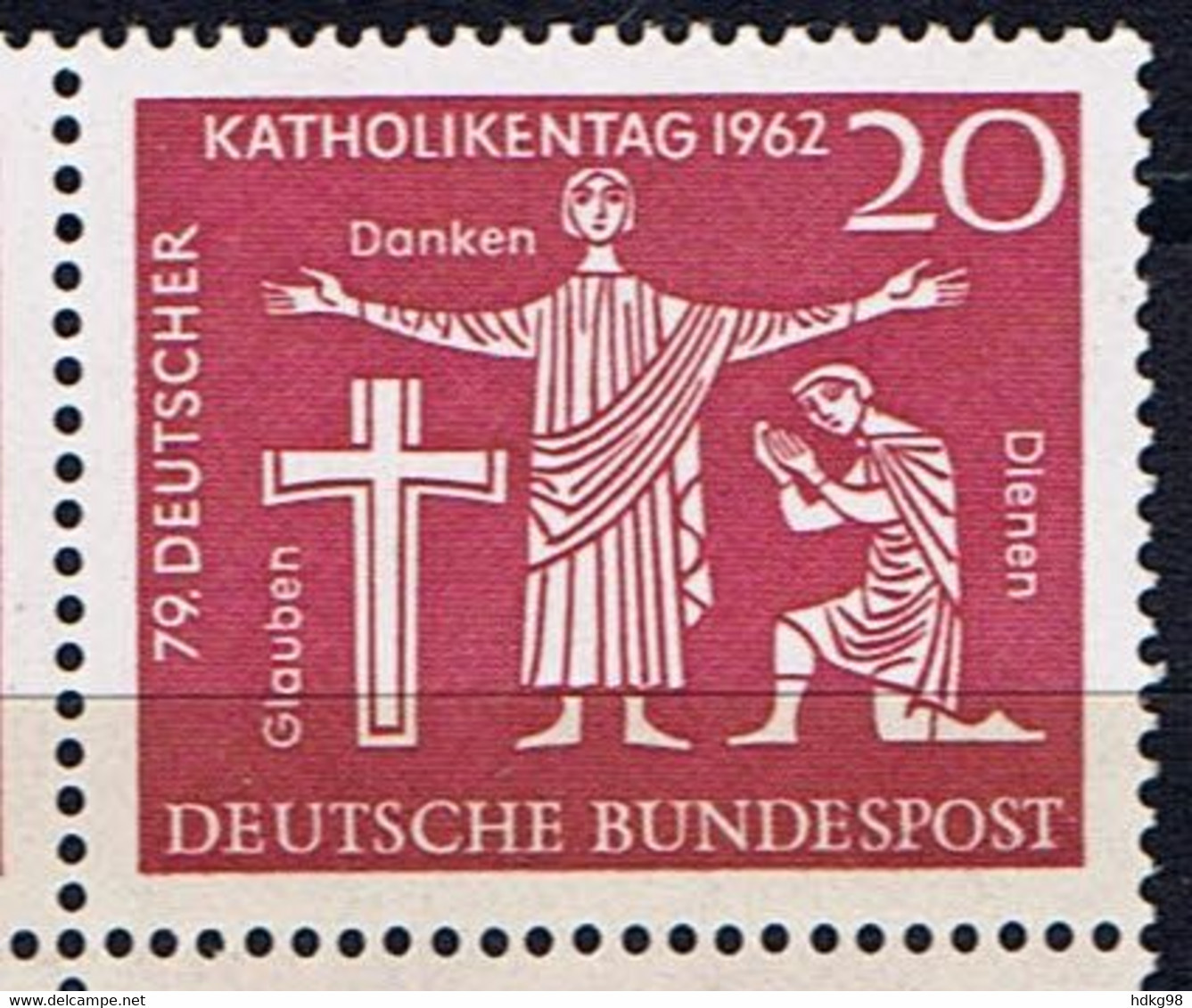 D+ Deutschland 1962 Mi 381 Mnh Katholikentag - Ungebraucht