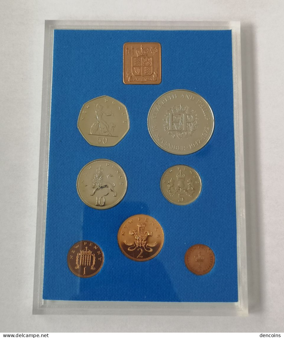 UNITED KINGDOM 1972 GREAT BRITAIN PROOF COIN SET – ORIGINAL - GRAN BRETAÑA GB - Mint Sets & Proof Sets