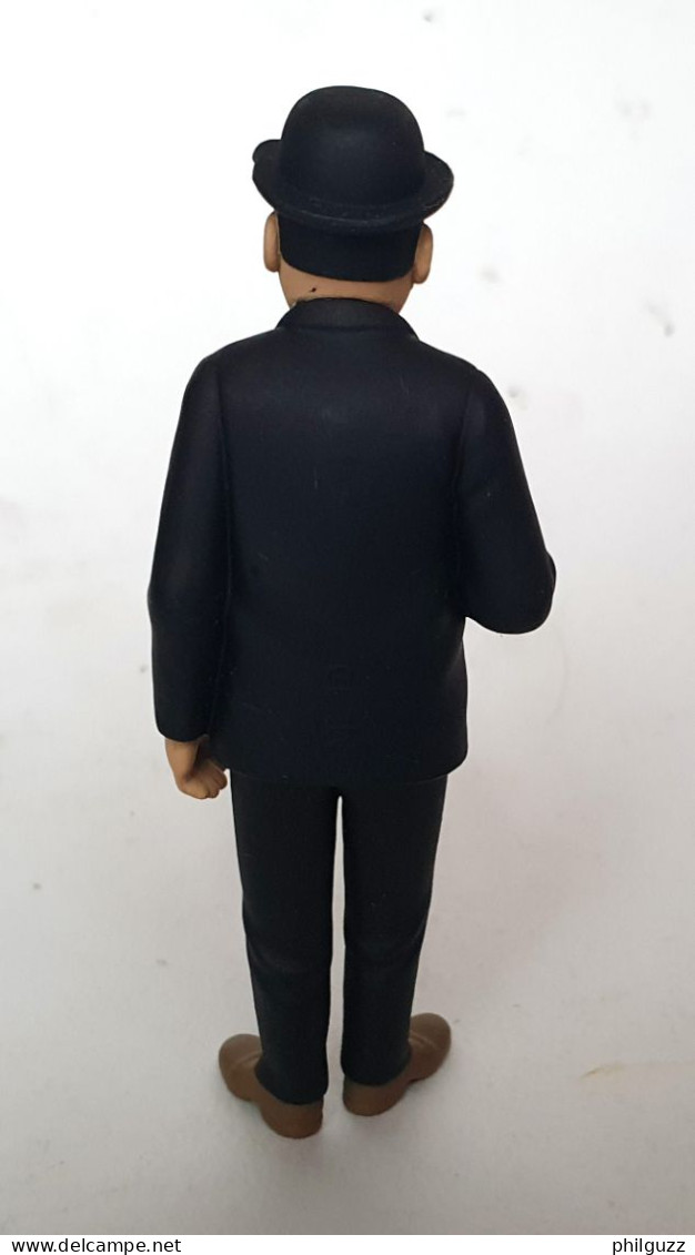 RARE FIGURINE TINTIN  BULLY 1990 DUPOND 2 CANNE Bras 1er Tirage PLASTIQUE MOU BULLYLAND (4) - Tintin