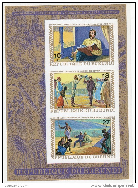 Burundi Hb 66 SIN DENTAR - Blocks & Sheetlets