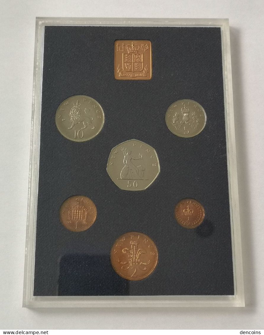 UNITED KINGDOM 1976 GREAT BRITAIN PROOF COIN SET – ORIGINAL - GRAN BRETAÑA GB - Mint Sets & Proof Sets