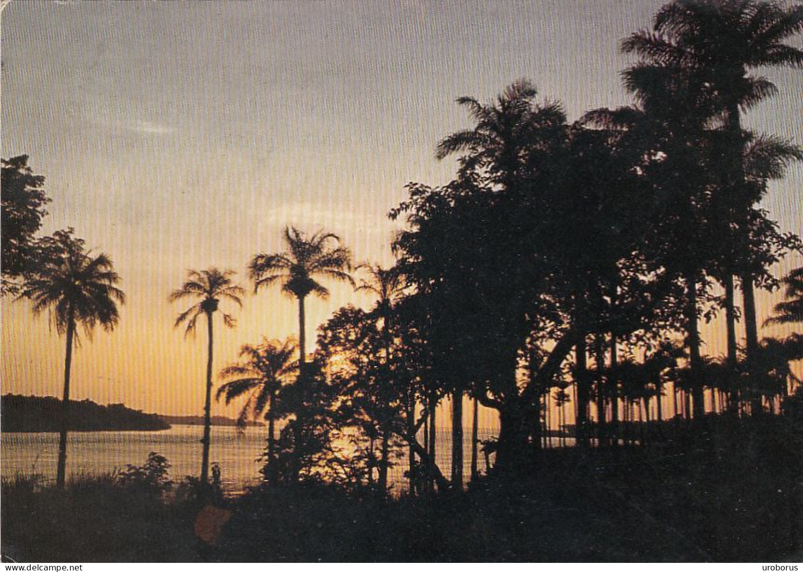 GUINEIA-BISSAU - Por Do Sol Nas Ilhas Bijagos - Overprint Stamps 200.00 / $35 Snake - Guinea-Bissau