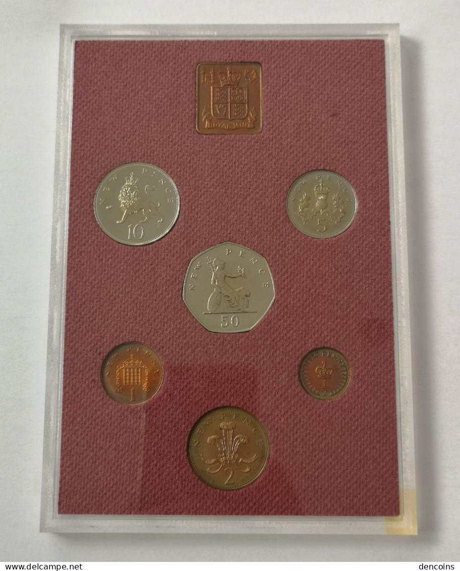 UNITED KINGDOM 1979 GREAT BRITAIN PROOF COIN SET – ORIGINAL - GRAN BRETAÑA GB - Mint Sets & Proof Sets