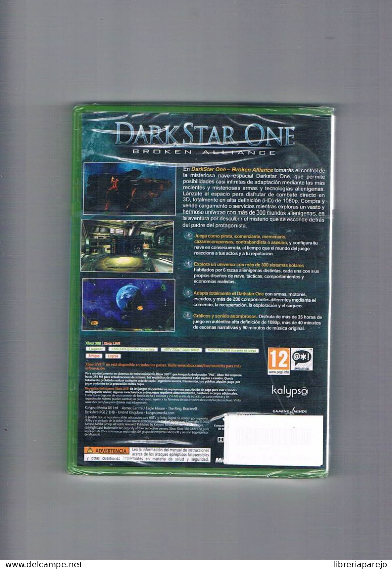 Dark Star One Xbox 360 Nuevo Precintado - Xbox 360