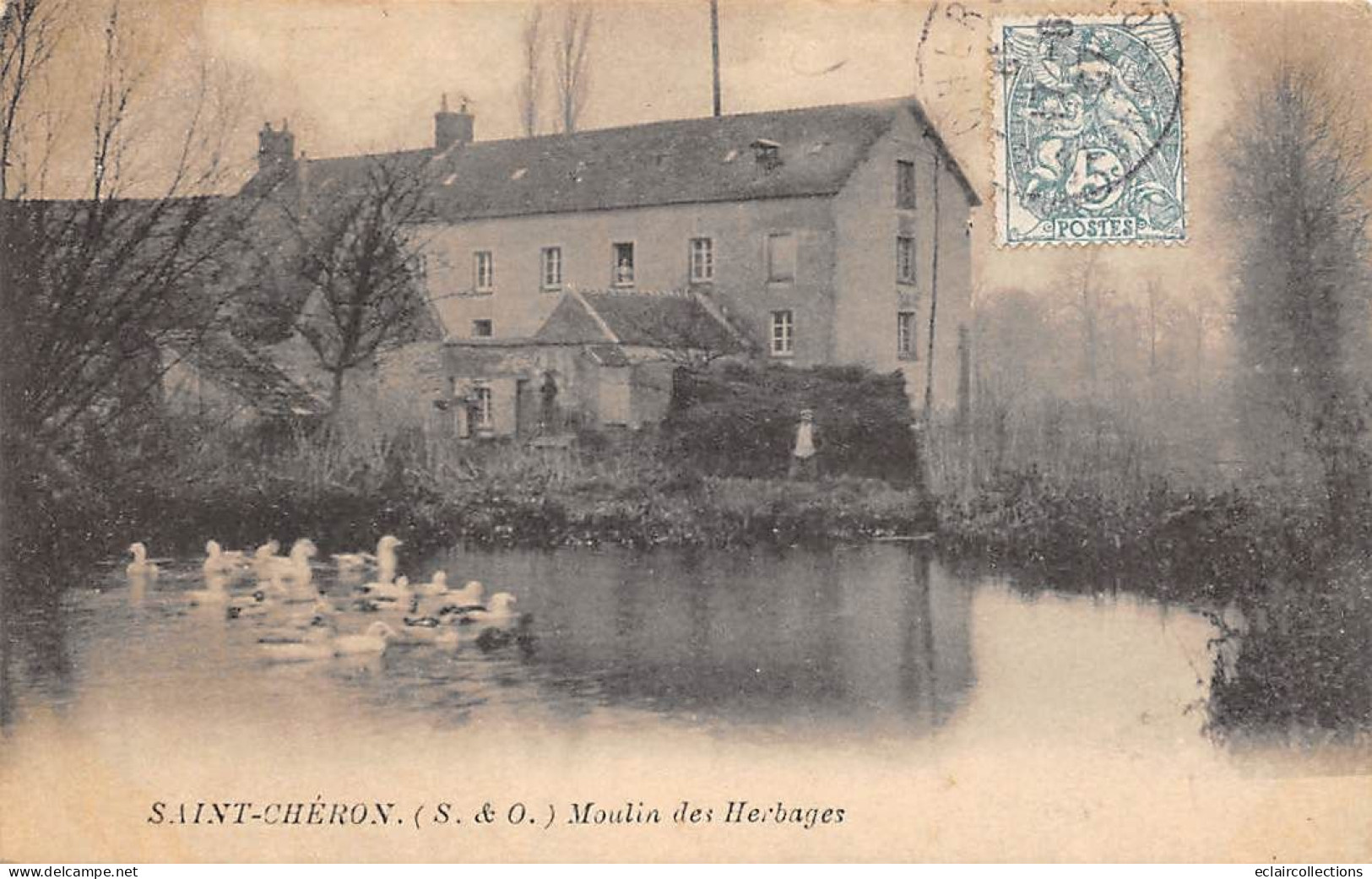 Saint Chéron          91            Moulin Des Herbages      (voir Scan) - Saint Cheron