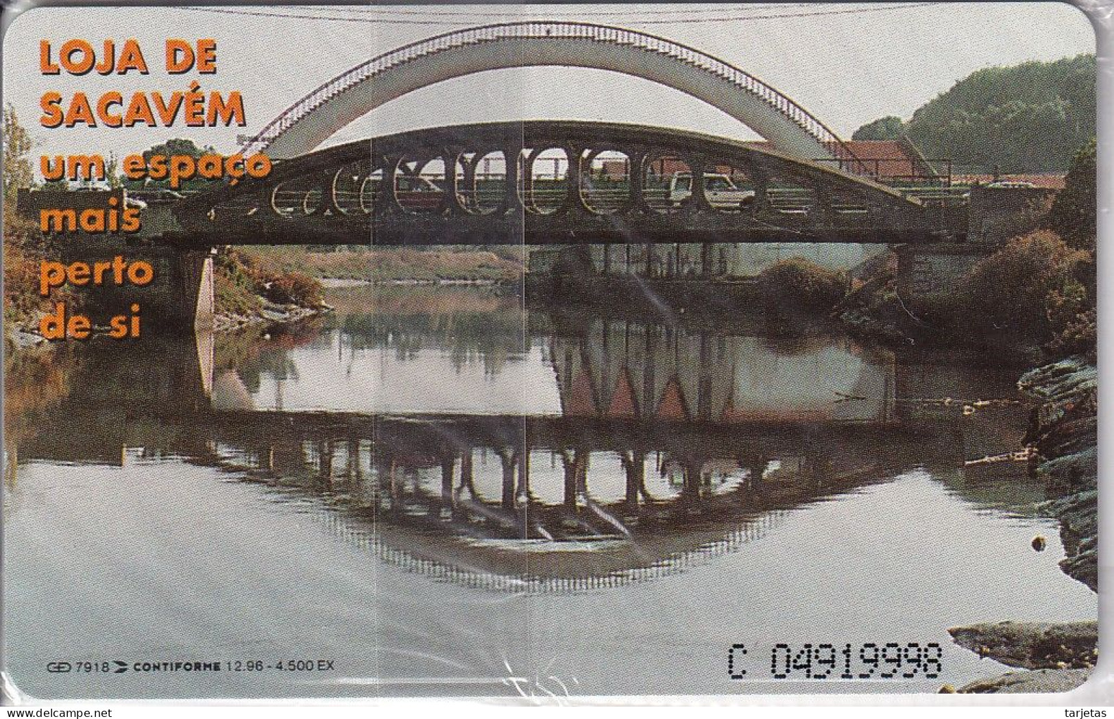 TARJETA DE PORTUGAL DE LOJA DE SACAVEM - NUEVA EN BLISTER TIRADA 4500 - Portugal