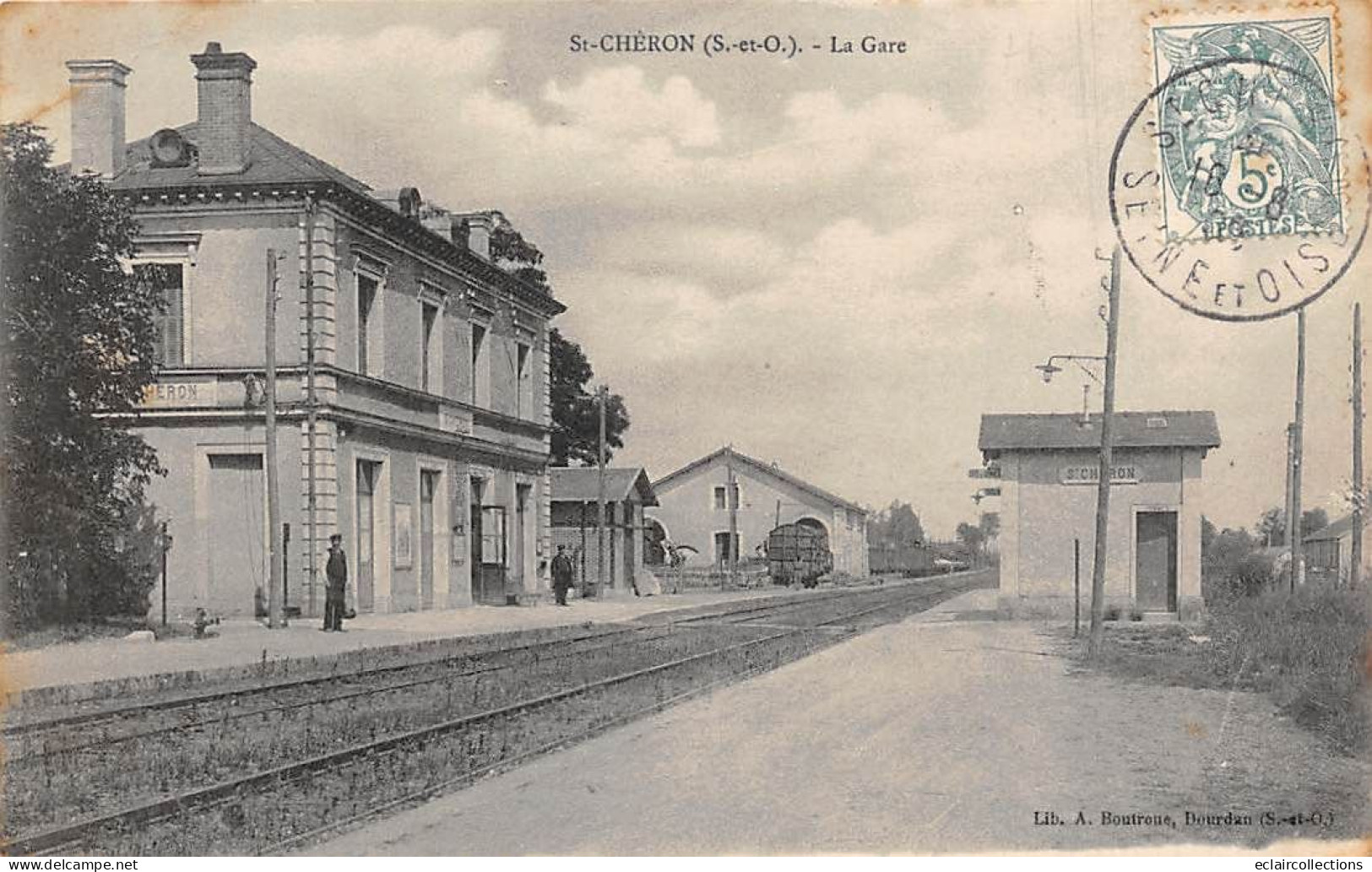 Saint Chéron          91          Intérieur De La Gare         (voir Scan) - Saint Cheron