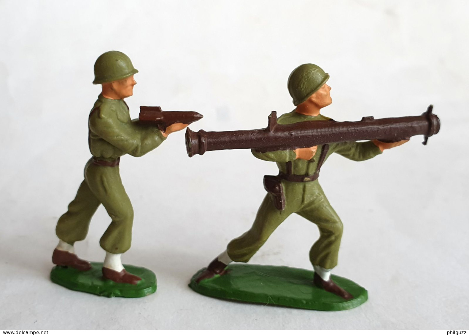 SOLDAT FIGURINE FIG FIG STARLUX 1954 FANTASSIN 11 BAZOOKA (2) 1954 SR MC - Starlux