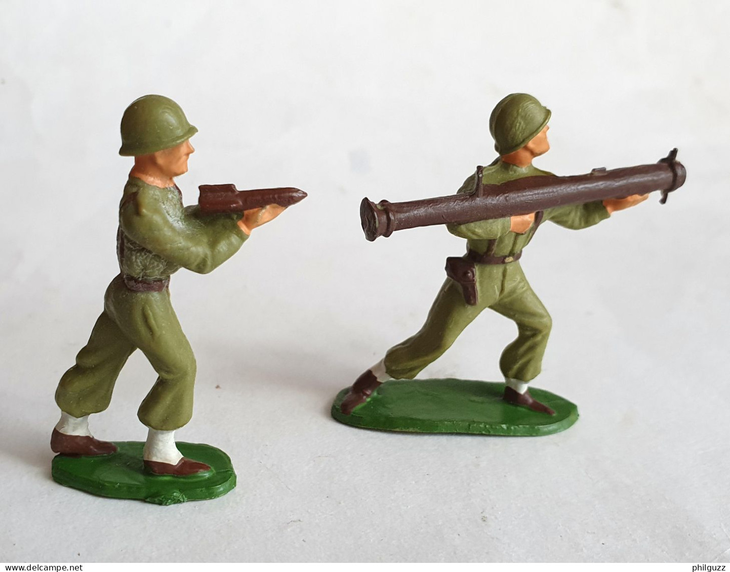 SOLDAT FIGURINE FIG FIG STARLUX 1954 FANTASSIN 11 BAZOOKA (3) 1954 SR MC - Starlux