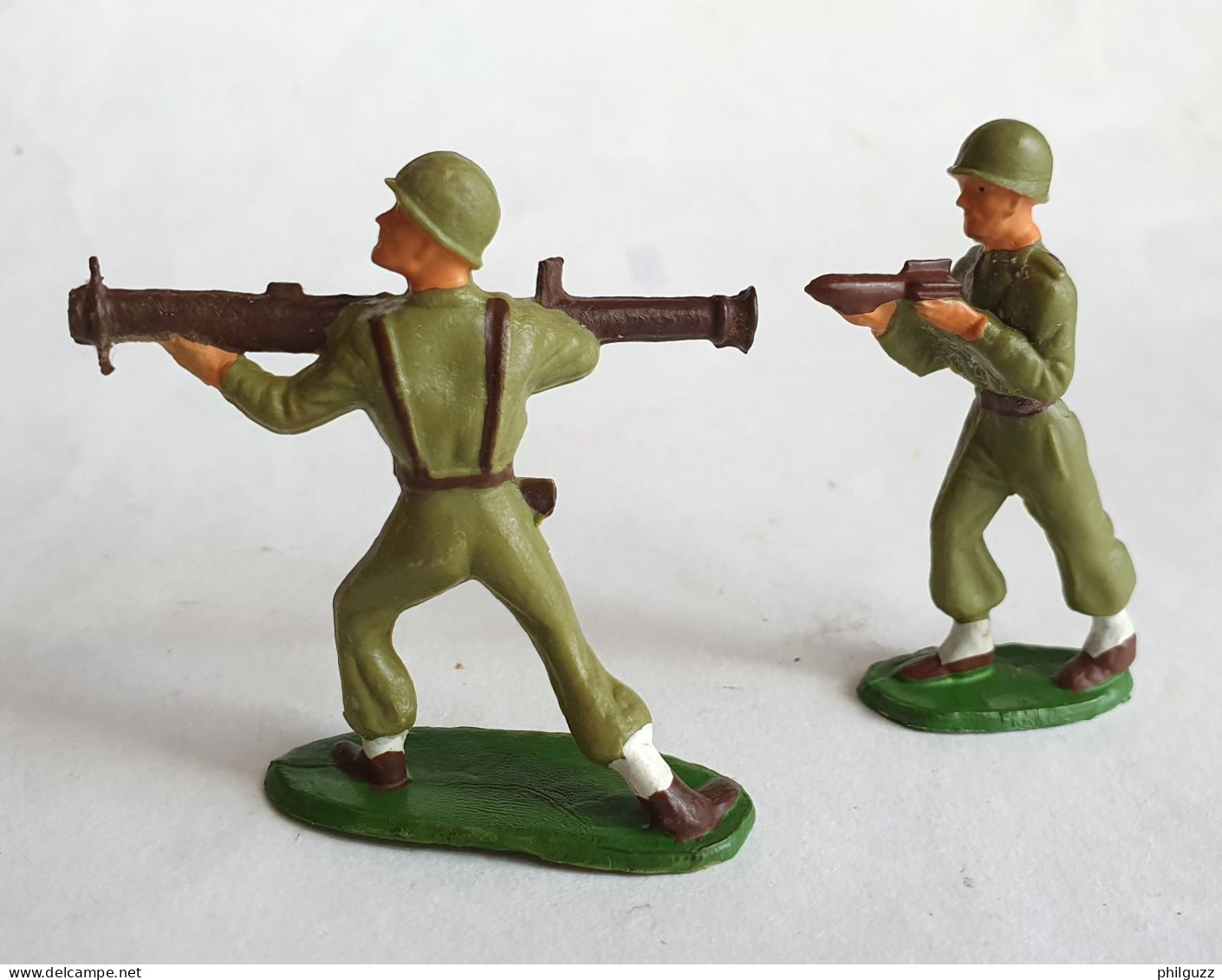 SOLDAT FIGURINE FIG FIG STARLUX 1954 FANTASSIN 11 BAZOOKA (3) 1954 SR MC - Starlux