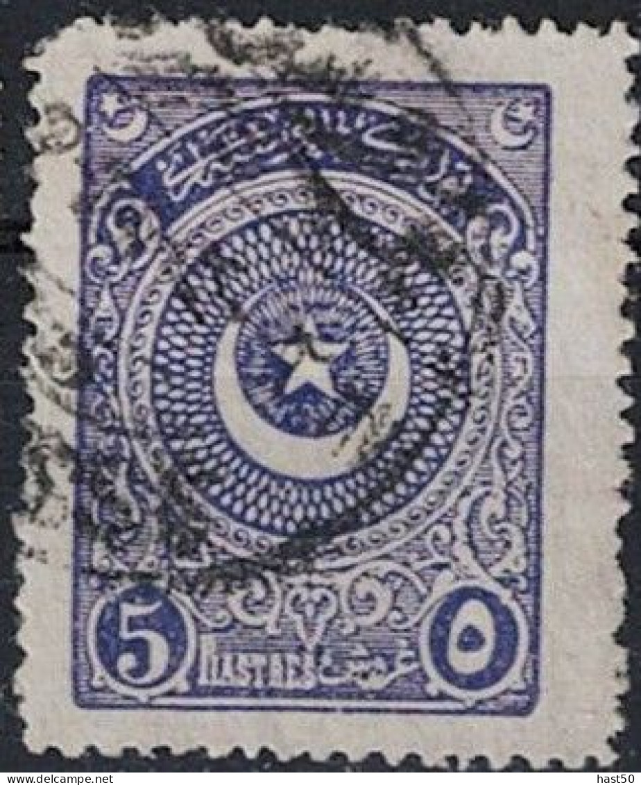 Türkei Turkey Turquie - Stern Und Halbmond Im Kreis (MiNr: 841) 1924 - Gest Used Obl - Gebruikt