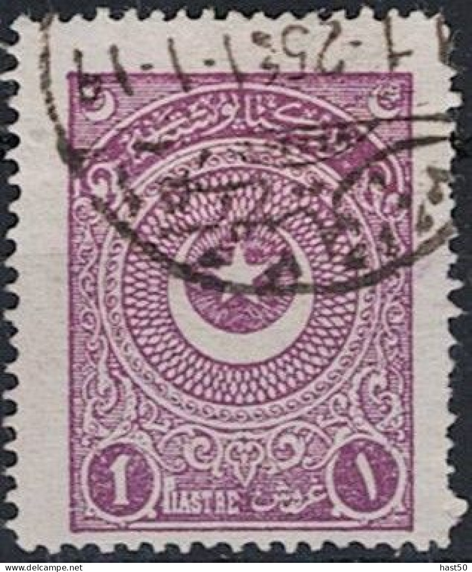 Türkei Turkey Turquie - Stern Und Halbmond Im Kreis (MiNr: 809) 1923 - Gest Used Obl - Gebruikt