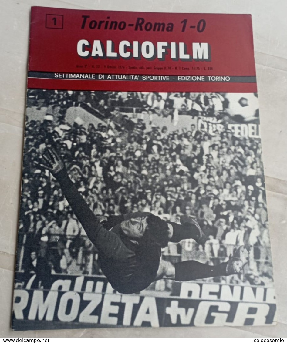 30 Riviste CALCIOFILM TORINO - Campionato 1974/75  # In Perfette Condizioni - Sports