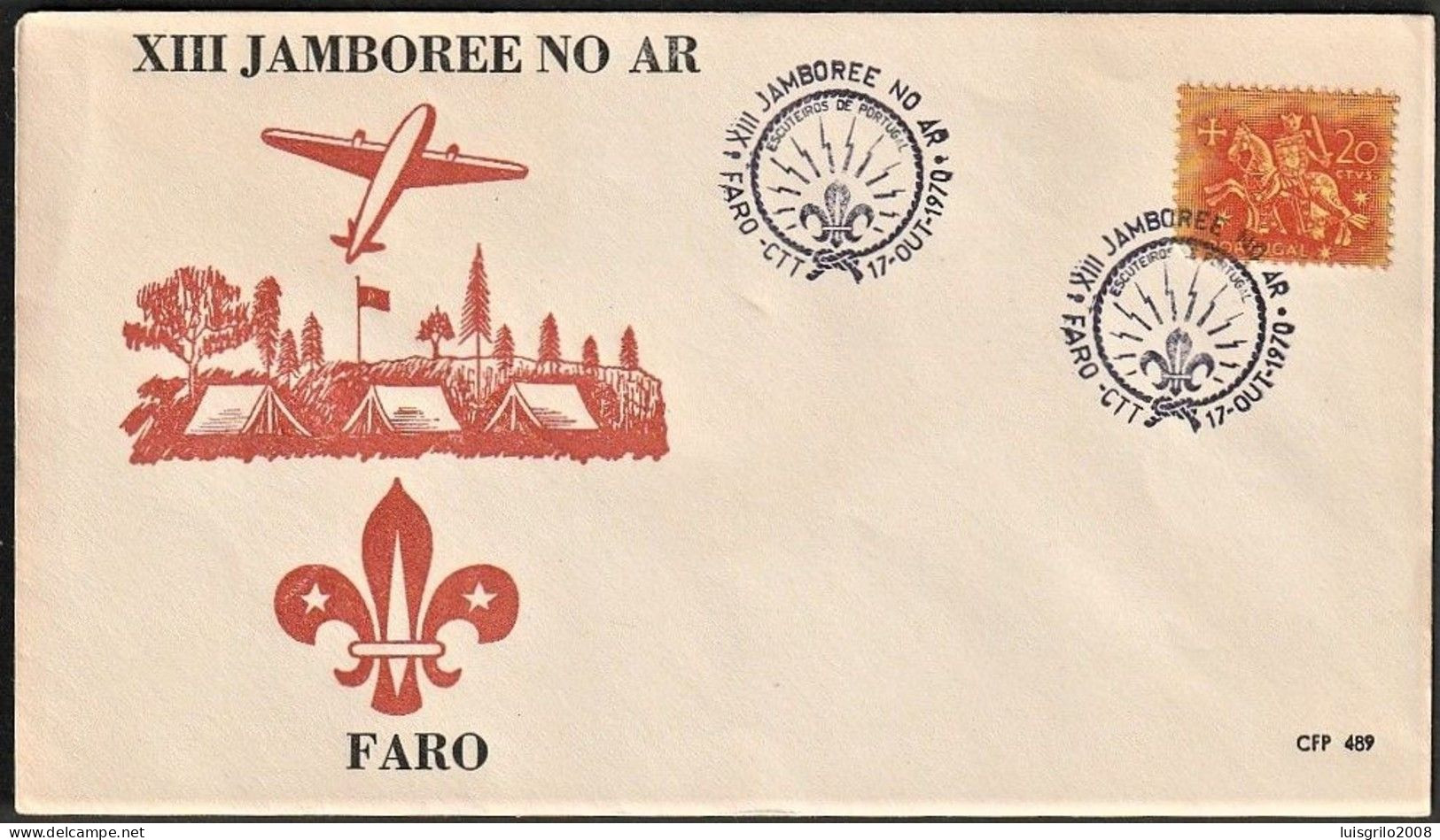 Portugal, 1970 - Scouts/ Escuteiros -|- XIII Jamboree No Ar, Faro - Fdc - Marcophilie