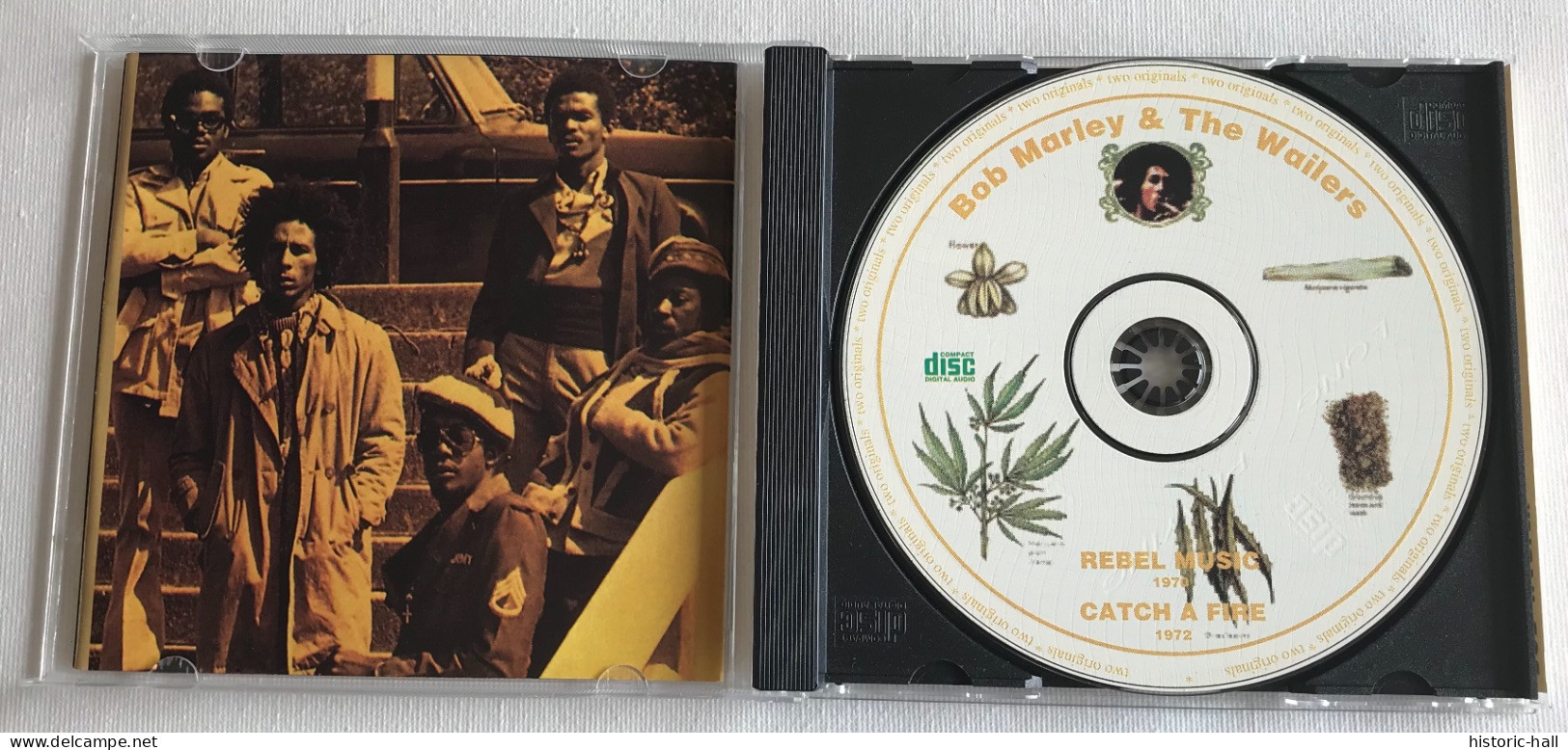 BOB MARLEY - Rebel Music / Catch A Fire - CD  - 1973/86 - RUSSIAN Press - Reggae