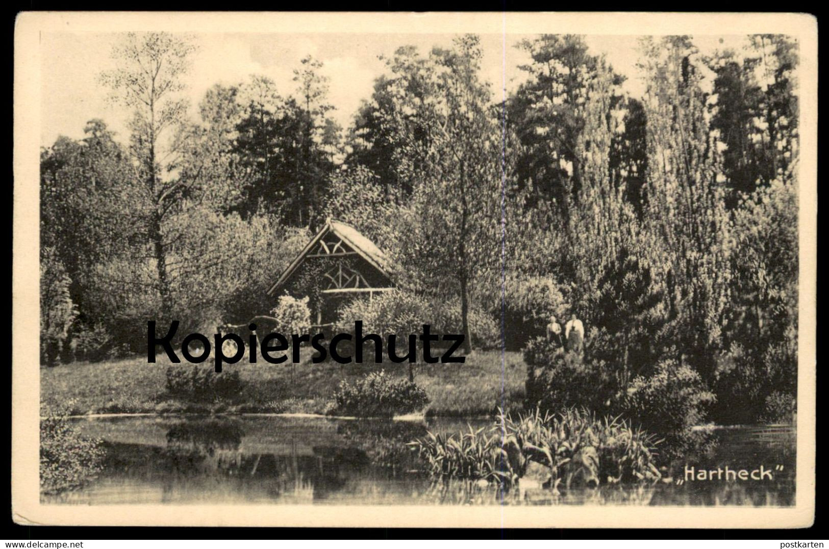 ALTE POSTKARTE HARTHECK TEICH GASCHWITZ MARKKLEEBERG Ansichtskarte AK Cpa Postcard - Markkleeberg